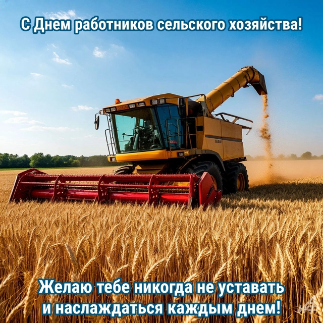 
        Открытки с Днем работников сельского хозяйства. Яркие картинки и пожелания    