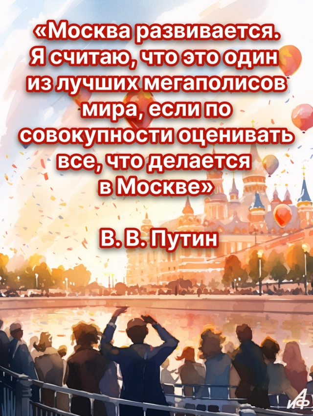 
        30+ открыток с Днем города. Яркие картинки с днем Москвы: столице 878 лет    