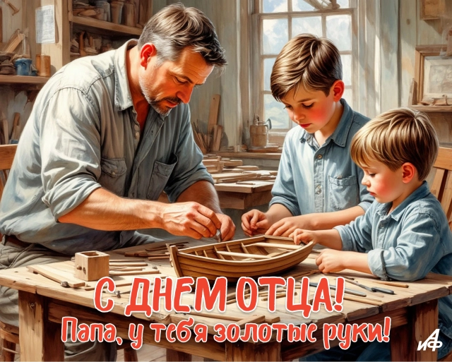 
        30+ открыток с Днем отца. Яркие картинки с пожеланиями для папы 19 октября    
