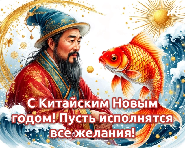 
        50+ открыток с Китайским Новым годом. Красивые картинки и пожелания счастья    