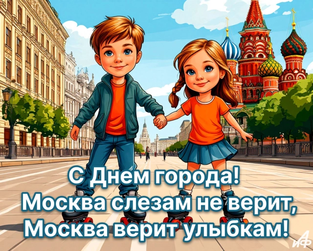 
        30+ открыток с Днем города. Яркие картинки с днем Москвы: столице 878 лет    