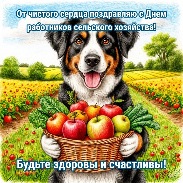 
        Открытки с Днем работников сельского хозяйства. Яркие картинки и пожелания    