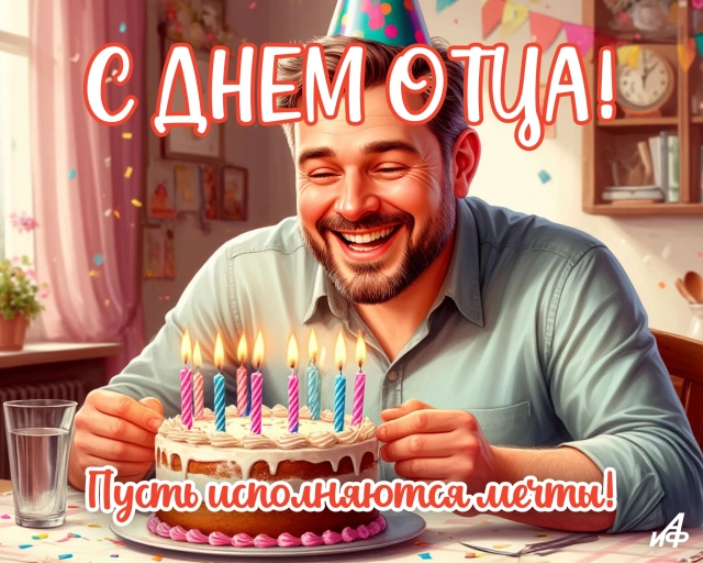 
        30+ открыток с Днем отца. Яркие картинки с пожеланиями для папы 19 октября    