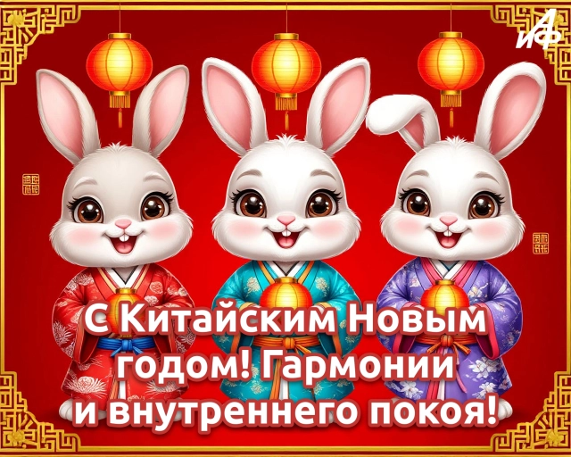 
        50+ открыток с Китайским Новым годом. Красивые картинки и пожелания счастья    