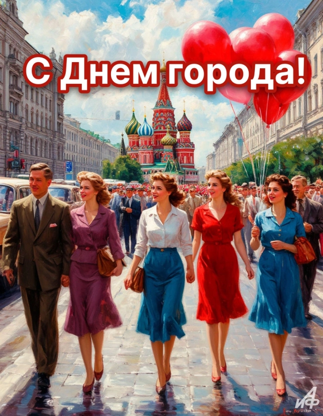
        30+ открыток с Днем города. Яркие картинки с днем Москвы: столице 878 лет    