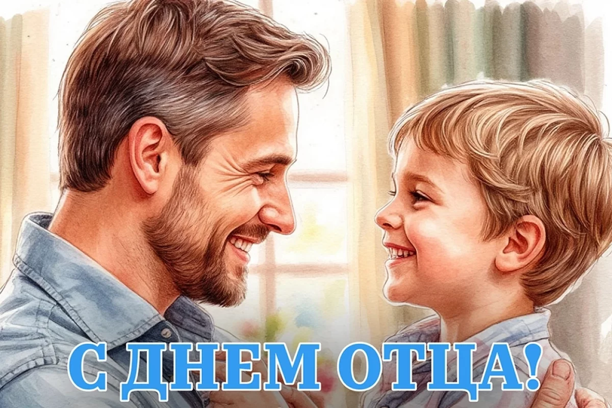 
        30+ открыток с Днем отца. Яркие картинки с пожеланиями для папы 19 октября    